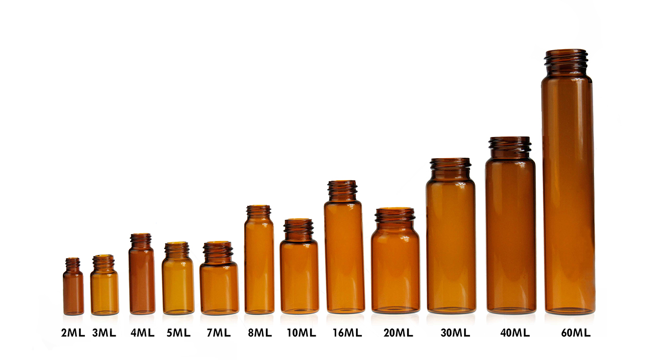 化学品储存玻璃瓶10ml16ml30ml60ml透明棕色
